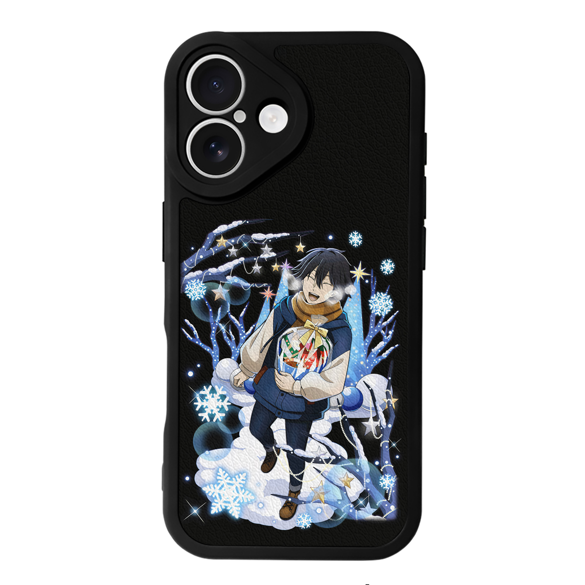 （画像用） 文豪ストレイドッグス Bungo Stray Dogs 【iPhone 16シリーズ対応】シリコンスマホケース（レザー調） 材質：シリコン